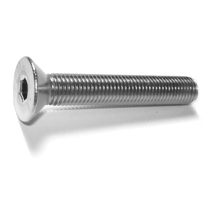 5/16"-24 x 2" 18-8 Stainless Steel Fine Thread Flat Head Socket Cap Screws