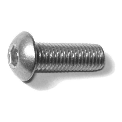 1/4"-28 x 3/4" 18-8 Stainless Steel Fine Thread Button Head Socket Cap Screws