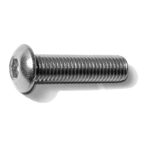 1/4"-28 x 1" 18-8 Stainless Steel Fine Thread Button Head Socket Cap Screws