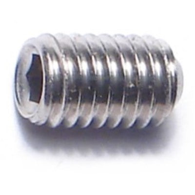 #10-32 x 5/16" 18-8 Stainless Steel Fine Thread Hex Socket Headless Set Screws