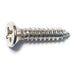 #7 x 3/4" Chrome Plated Steel Phillips Flat Head Hinge Screws