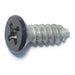 #7 x 1/2" Black Painted Steel Phillips Flat Head Hinge Screws