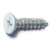 #9 x 3/4" White Steel Phillips Flat Head Hinge Screws