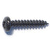 #6 x 3/4" Black Steel Phillips Pan Head Sheet Metal Screws