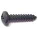 #14 x 1-1/4" Black Steel Phillips Pan Head Sheet Metal Screws