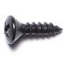 #6 x 1/2" Black Steel Phillips Oval Head Sheet Metal Screws