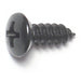 #8 x 1/2" Black Steel Phillips Oval Head Sheet Metal Screws