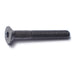 1/4"-28 x 2" Plain Steel Fine Thread Flat Head Socket Cap Screws