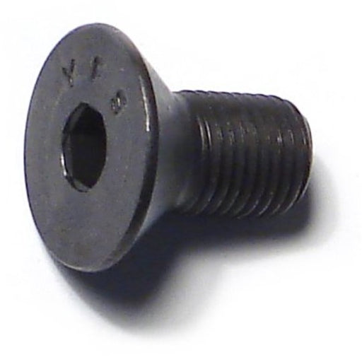 3/8"-24 x 3/4" Plain Steel Fine Thread Flat Head Socket Cap Screws