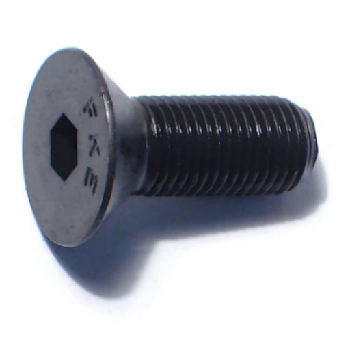 3/8"-24 x 1" Plain Steel Fine Thread Flat Head Socket Cap Screws