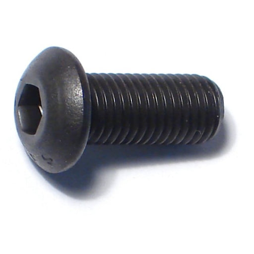 5/16"-24 x 3/4" Plain Steel Fine Thread Button Head Socket Cap Screws