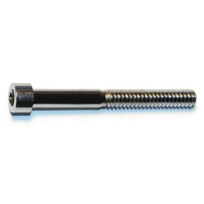 #10-24 x 1-3/4" Chrome Plated Steel Coarse Thread Smooth Head Socket Cap Screws