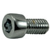 #10-32 x 3/8" Chrome Plated Steel Fine Thread Smooth Head Socket Cap Screws