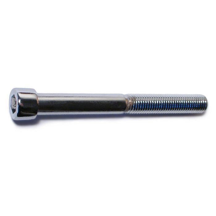 5/16"-24 x 3" Chrome Plated Steel Fine Thread Smooth Head Socket Cap Screws