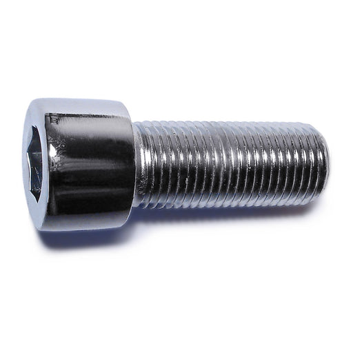 1/2"-20 x 1-1/4" Chrome Plated Steel Fine Thread Smooth Head Socket Cap Screws