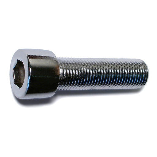 1/2"-20 x 1-3/4" Chrome Plated Steel Fine Thread Smooth Head Socket Cap Screws