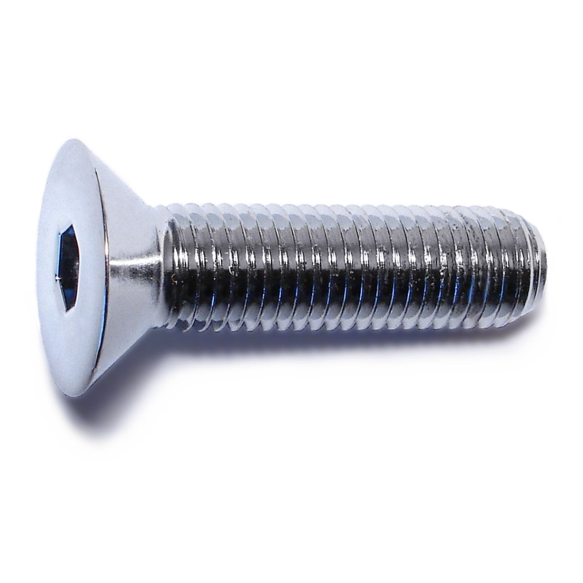 5/16"-24 x 1-1/4" Chrome Plated Steel Fine Thread Flat Head Socket Cap Screws