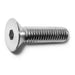 3/8"-16 x 1-1/2" Chrome Plated Steel Coarse Thread Flat Head Socket Cap Screws