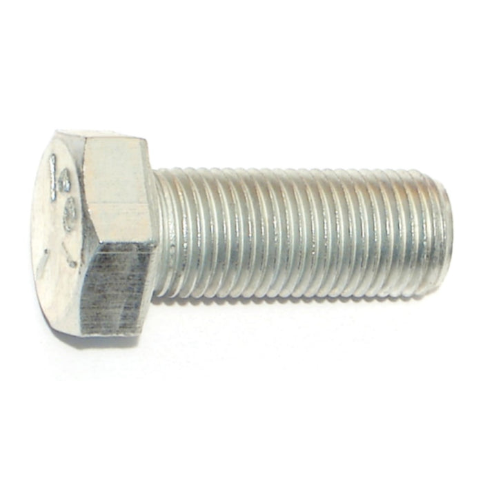 1/2"-20 x 1-1/4" Zinc Plated Grade 5 Steel Fine Thread Hex Cap Screws