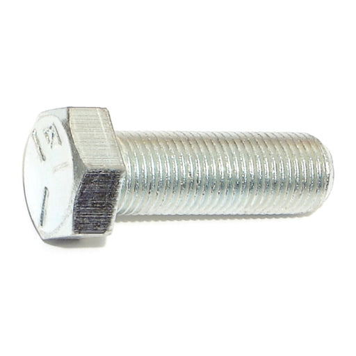 1/2"-20 x 1-1/2" Zinc Plated Grade 5 Steel Fine Thread Hex Cap Screws