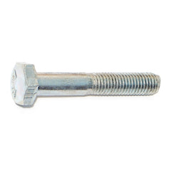 1/4"-28 x 1-1/2" Zinc Plated Grade 5 Steel Fine Thread Hex Cap Screws