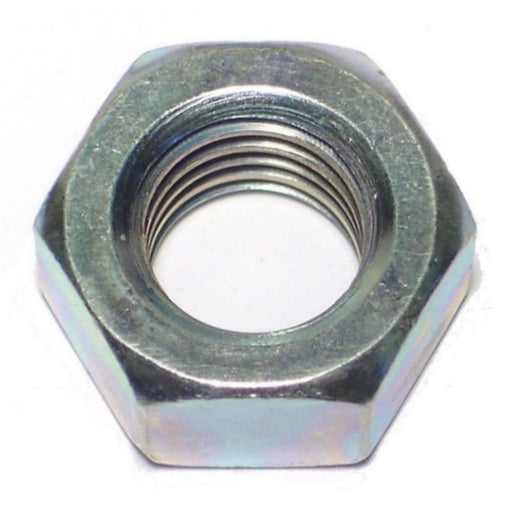 9/16"-12 Zinc Plated Grade 2 Steel Coarse Thread Finished Hex Nuts