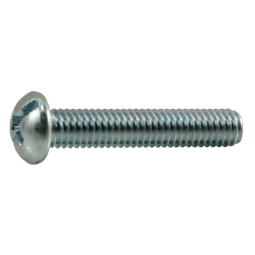 3/8"-16 x 2" Zinc Plated Steel Coarse Thread Combo Round Head Machine Screws