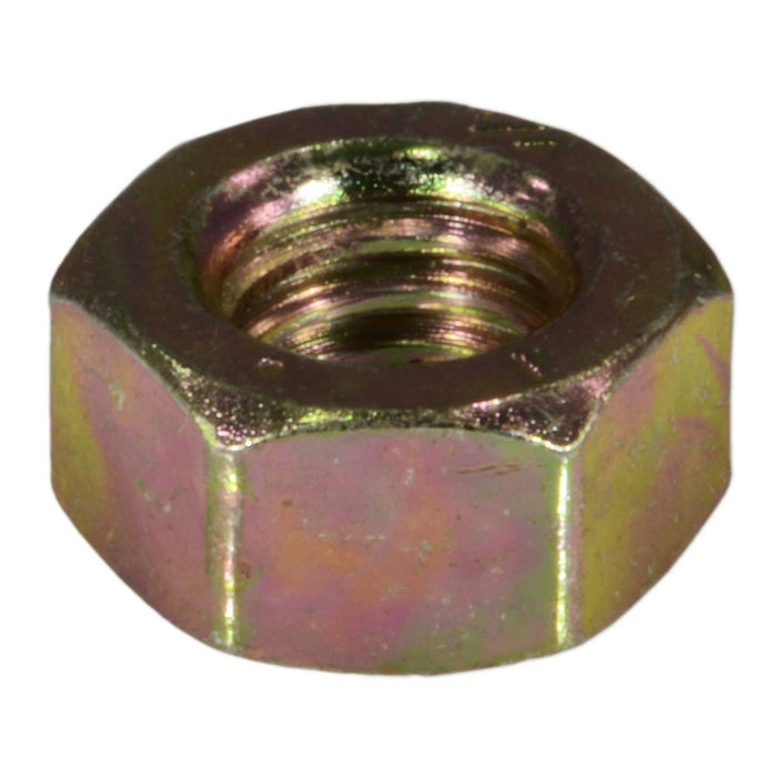 5/16"-18 Zinc Plated Steel Coarse Thread Left Hand Hex Nuts