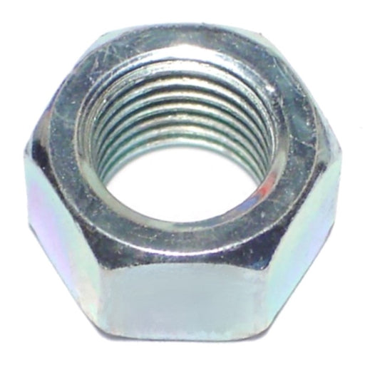 7/16"-20 Zinc Plated Grade 2 Steel Fine Thread Finished Hex Nuts