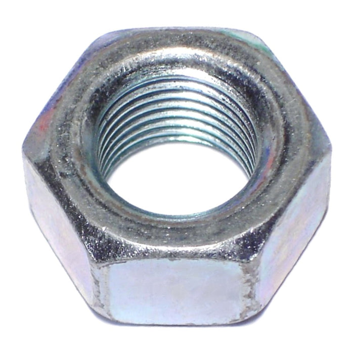 9/16"-18 Zinc Plated Grade 2 Steel Fine Thread Finished Hex Nuts