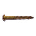 #12 x 2" Brass Slotted Round Head Wood Screws