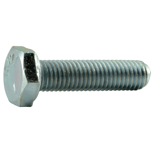 3/8"-24 x 2-3/4" Zinc Plated Grade 5 Steel Fine Thread Hex Cap Screws