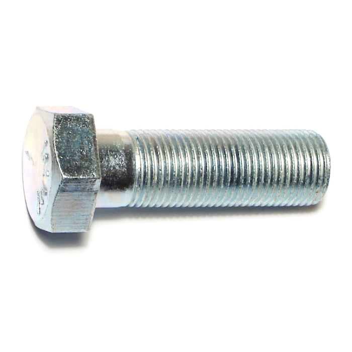 5/8"-18 x 2" Zinc Plated Grade 5 Steel Fine Thread Hex Cap Screws