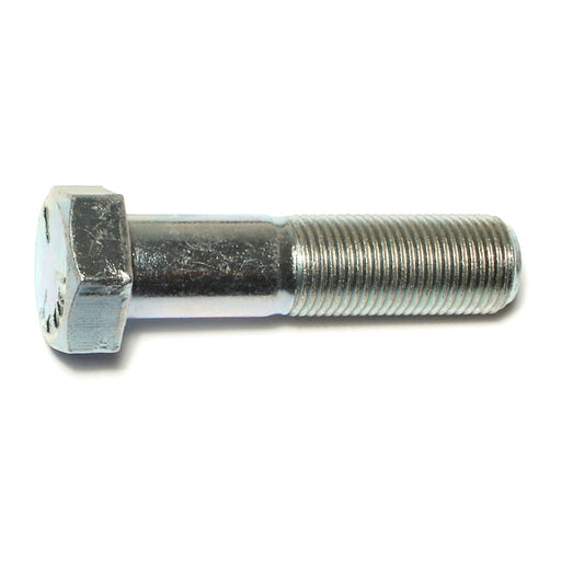 5/8"-18 x 2-1/2" Zinc Plated Grade 5 Steel Fine Thread Hex Cap Screws