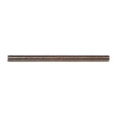 #10-32 x 3" Zinc Plated Grade 2 Steel Fine Thread Threaded Rods