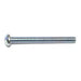 #10-32 x 2" Zinc Plated Steel Fine Thread Slotted Round Head Machine Screws