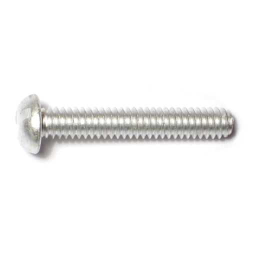 1/4"-20 x 1-1/2" Aluminum Coarse Thread Slotted Round Head Machine Screws