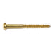 #8 x 2" Brass Slotted Round Head Wood Screws