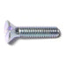 #8-32 x 3/4" Zinc Plated Steel Coarse Thread Slotted Flat Head Machine Screws