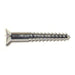 #6 x 1" Zinc Plated Steel Slotted Flat Head Wood Screws