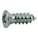 #8 x 1/2" Zinc Plated Steel Phillips Oval Trim Head Sheet Metal Screws