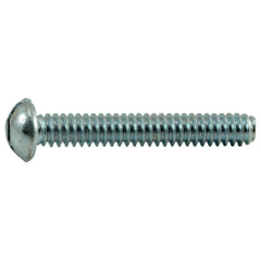 #4-40 x 3/4" Zinc Plated Steel Coarse Thread Slotted Round Head Machine Screws