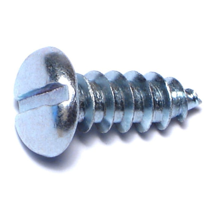 #16 x 3/4" Zinc Plated Steel Slotted Pan Head Sheet Metal Screws