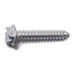 #8 x 1" Aluminum Slotted Hex Washer Head Sheet Metal Screws