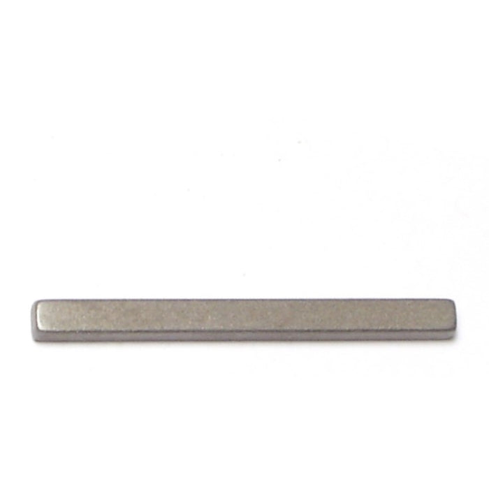 1/8" x 1/8" x 1-1/2" Zinc Plated Steel Square Machine Keys