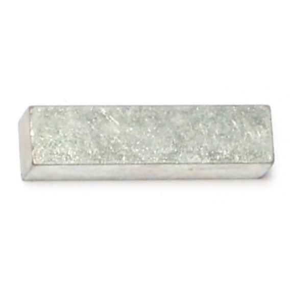 1/4" x 1/4" x 1" Zinc Plated Steel Square Machine Keys