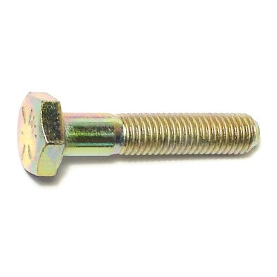 1/4"-28 x 1-1/4" Zinc Plated Grade 8 Steel Fine Thread Hex Cap Screws