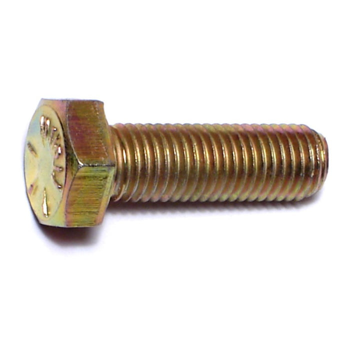 5/16"-24 x 1" Zinc Plated Grade 8 Steel Fine Thread Hex Cap Screws