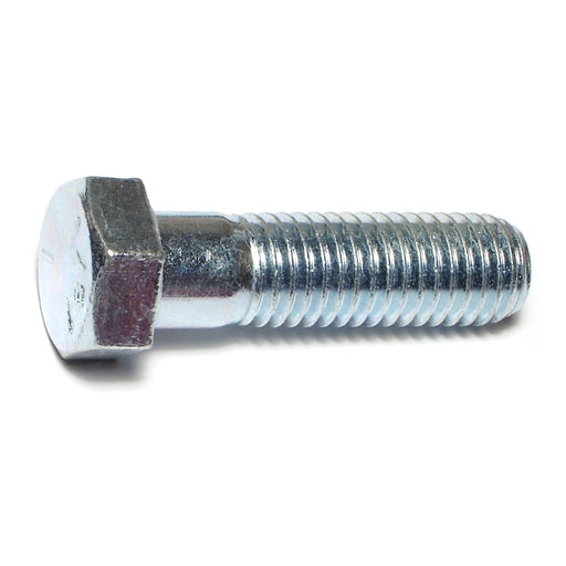 9/16"-12 x 2" Zinc Plated Grade 5 Steel Coarse Thread Hex Cap Screws