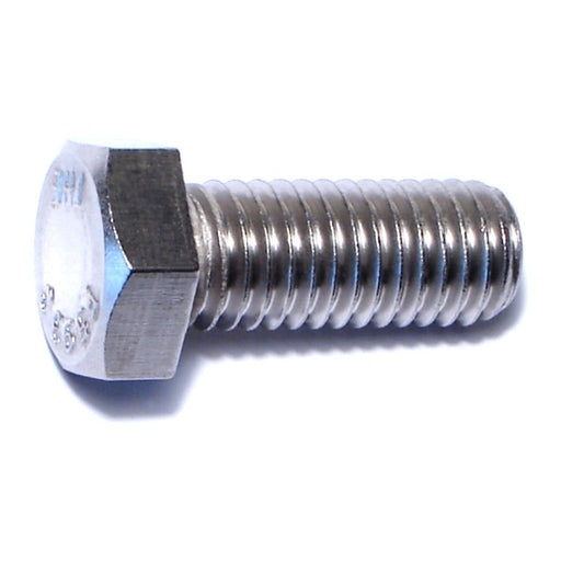1/2"-13 x 1-1/4" 18-8 Stainless Steel Coarse Thread Hex Cap Screws